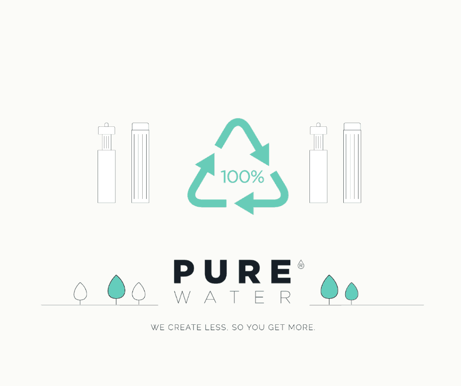 pure water filter recycling process